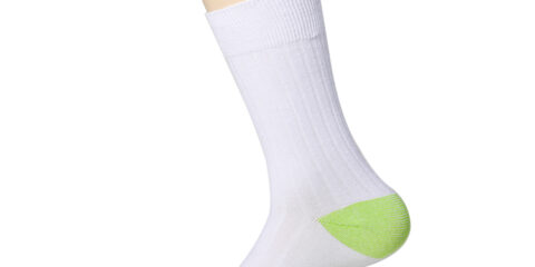 Combed Cotton White Basketball Socks
