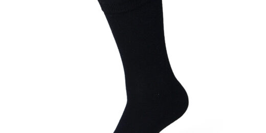 Comfort Unisex Cotton Knitted Black Socks