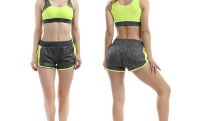 Women Gym Suit Sport Bra Tops Yoga Leggings Set Two Pieces Ladies Workout Fitness Wear Yoga Set